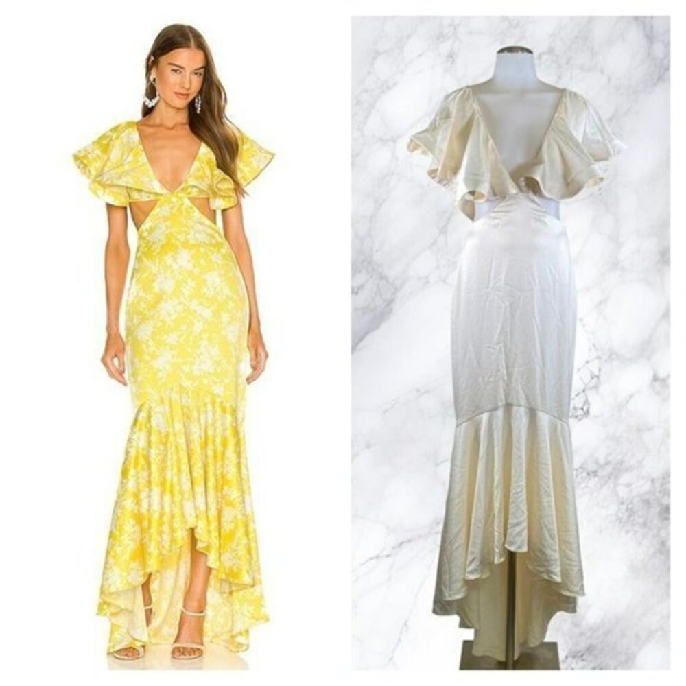 Michael Costello x REVOLVE Rae Maxi Dress in Ivory